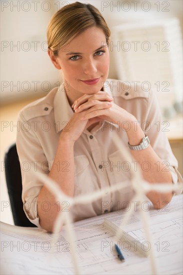 Architect working in firm dealing with wind power.