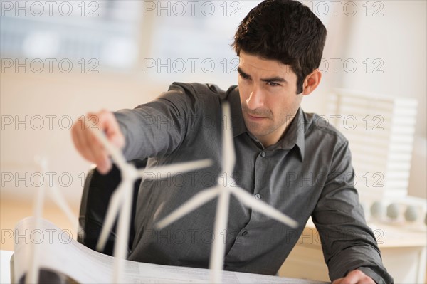 Architect working in firm dealing with wind power.