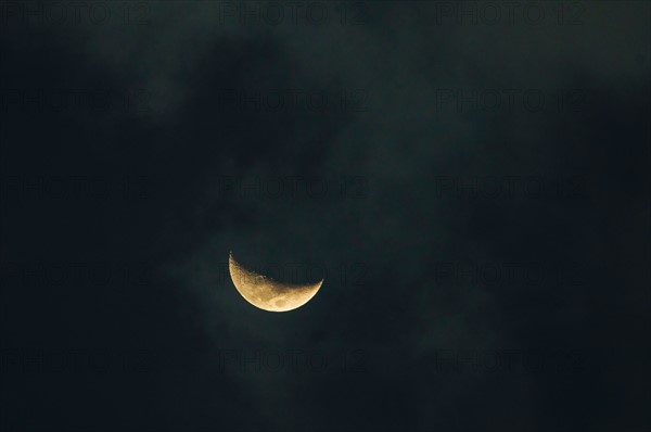 Crescent moon.