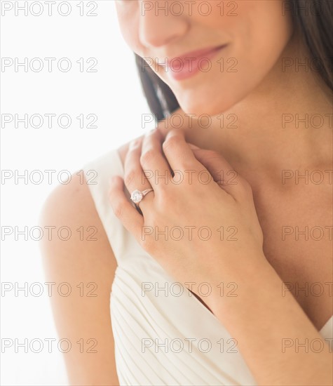 Studio shot of bride.