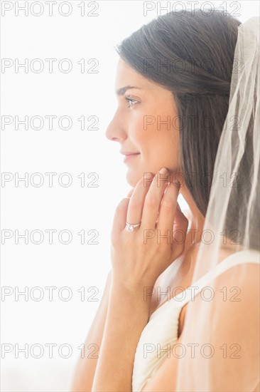 Studio shot of bride.