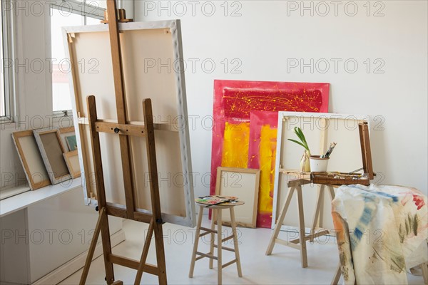 Painter's studio.