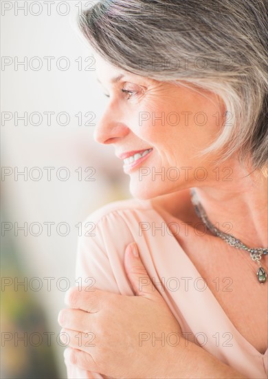 Portrait of smiling woman