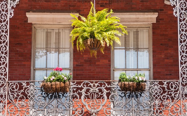 View of building facade and balcony