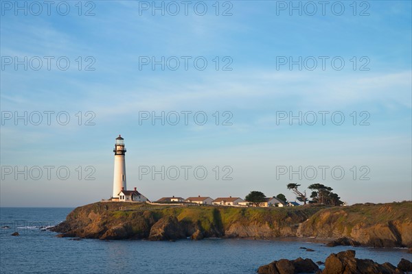 Idyllic scene of Pigeon Point Light Station