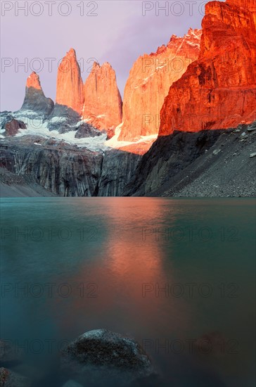 Scenic view with reflection in lake