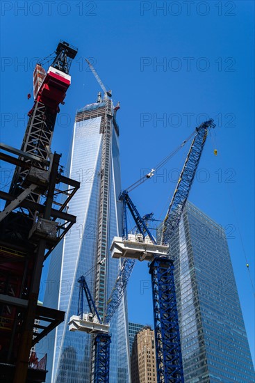 Freedom Tower under construction. New York City, New York.