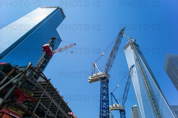 Freedom Tower under construction. New York City, New York.