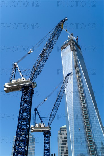 Freedom Tower under construction. New York City, New York.