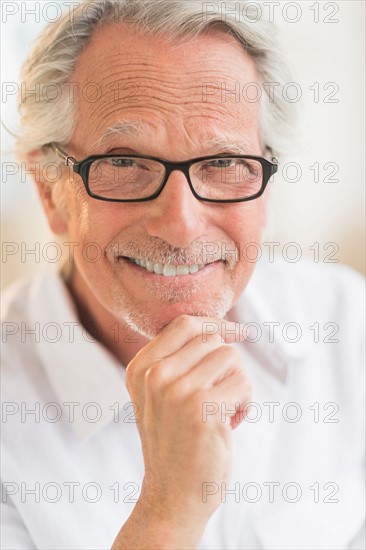 Portrait of smiling senior man.