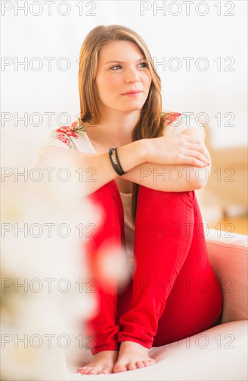 Portrait of smiling woman