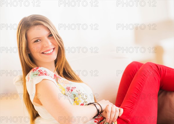 Portrait of smiling woman