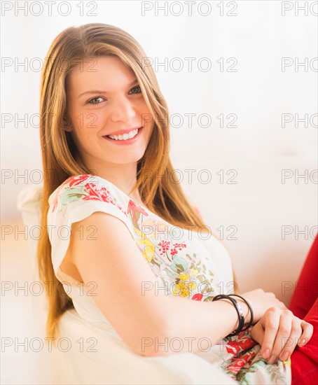 Portrait of smiling woman