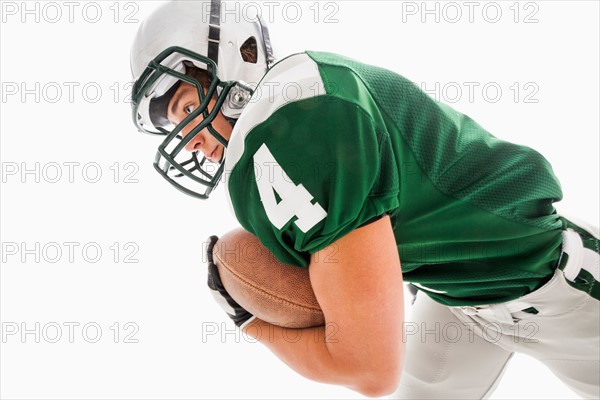 Portrait of American football player