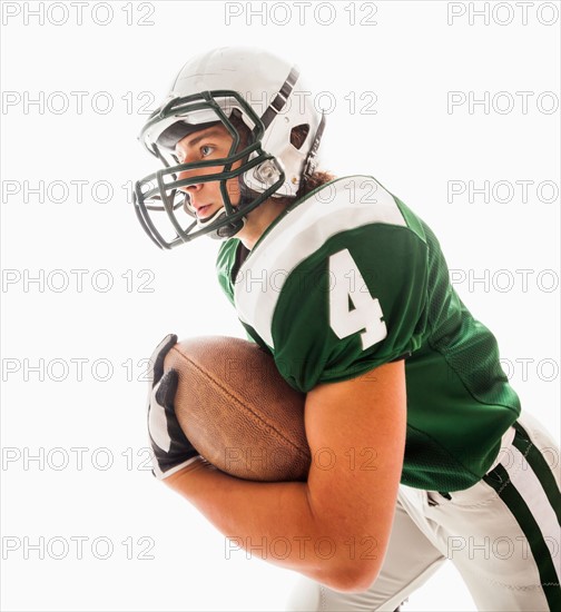 Portrait of American football player