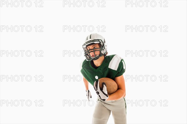 Portrait of American football player