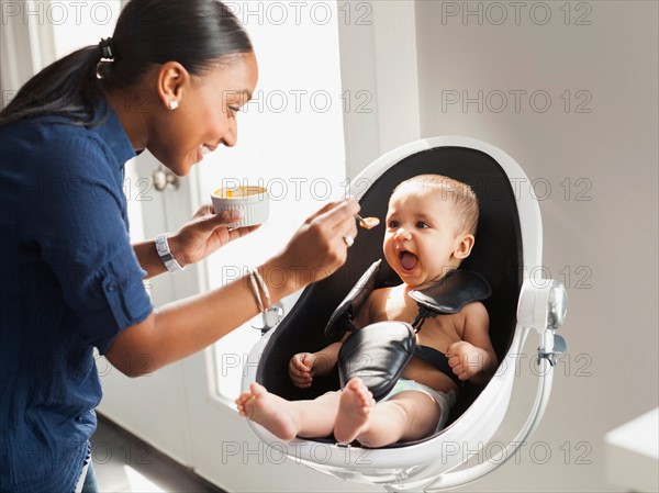 Mother feeding baby (2-5 moths)