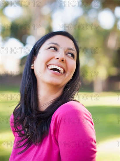 Portrait of smiling woman