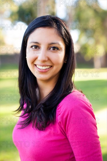 Portrait of smiling woman