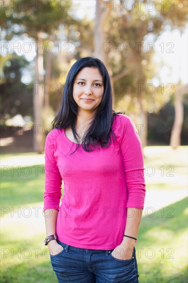 Portrait of smiling woman