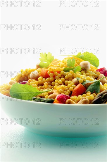 Studio Shot of couscous salad