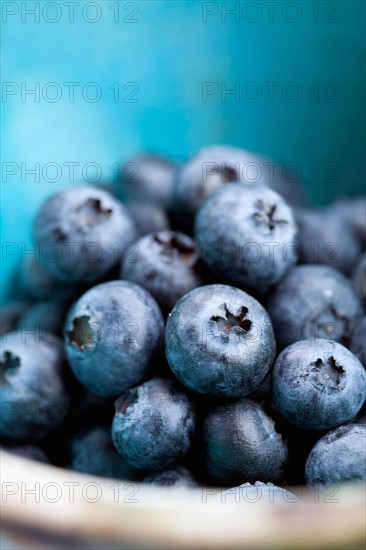 Studio Shot of blueberries