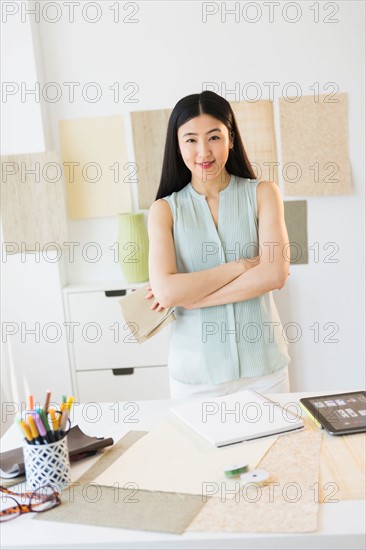 Portrait of business woman in office.
