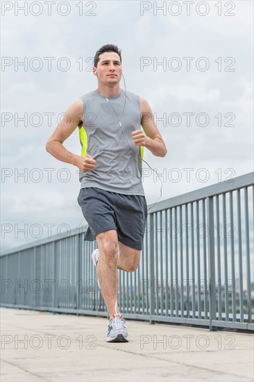 Man jogging.