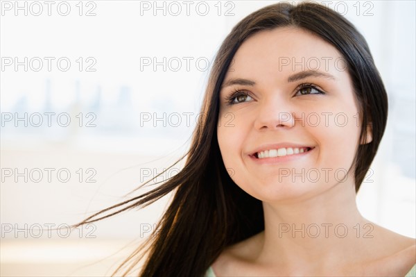 Portrait of young attractive woman