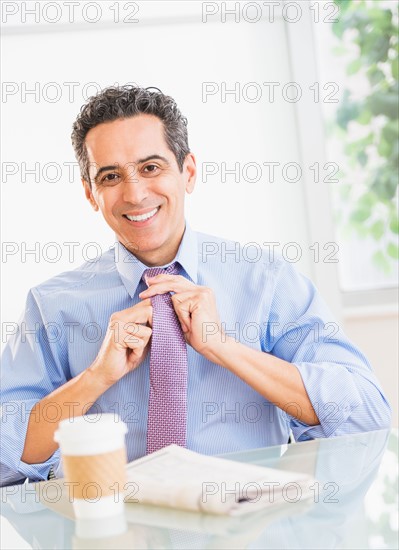 Portrait of mature man in office