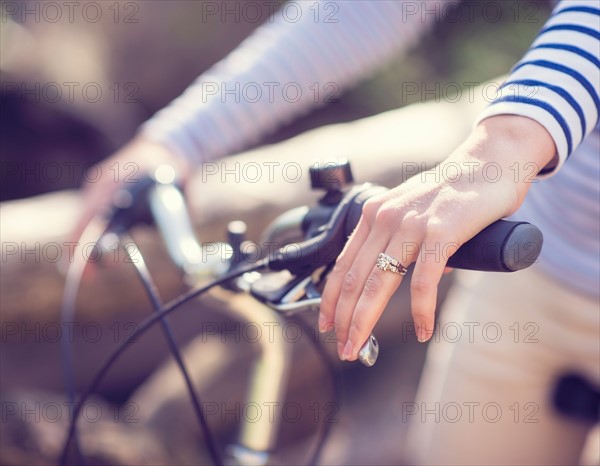 Close-up of handlebar