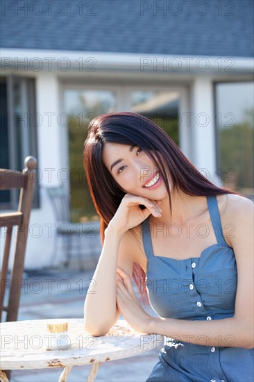 Smiling woman