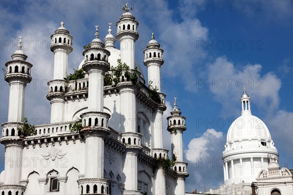 Devatagaha Mosque and dome of town hall