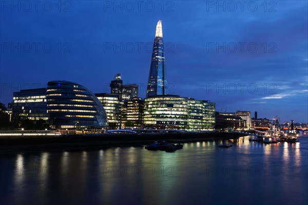 Shard London Bridge and embankment