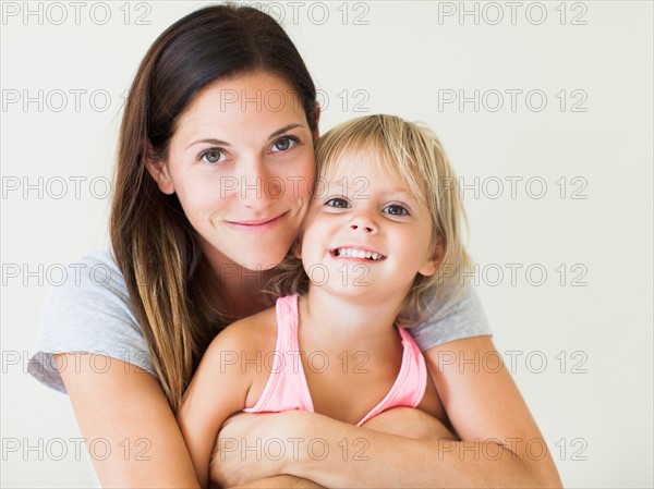 Portrait of mother with daughter (2-3)