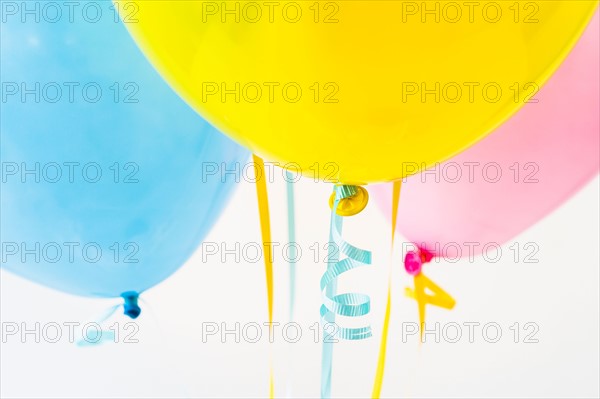 Studio shot of bunch of balloons.