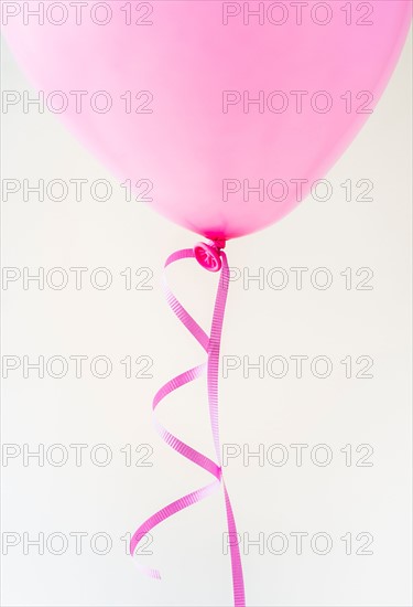 Studio shot of pink balloon.