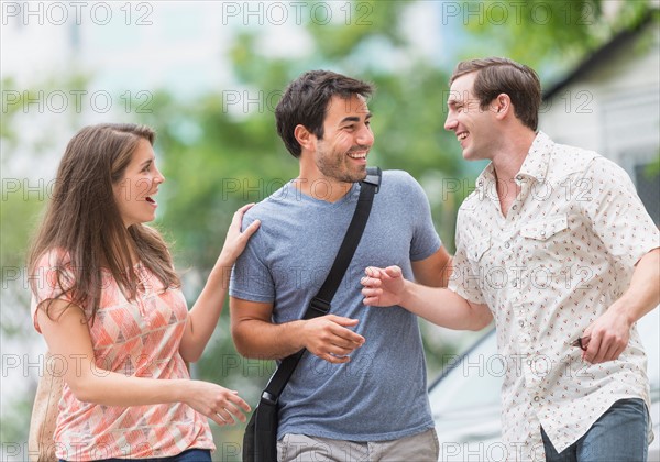 Friends hanging out.