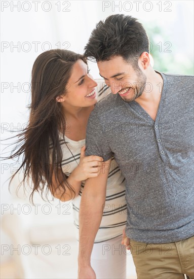 Happy young couple.