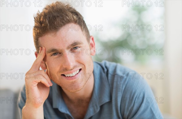 Portrait of smiling young man.