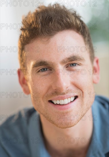 Portrait of smiling young man.