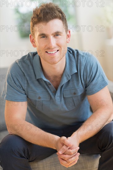 Portrait of smiling young man.