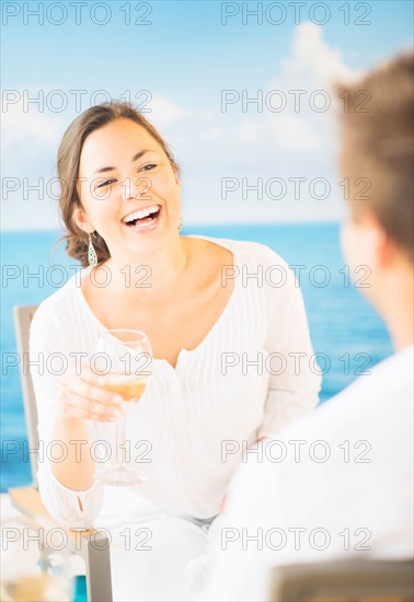 Studio Shot of couple at honeymoon