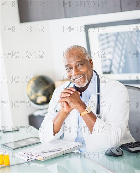 Portrait of doctor in office