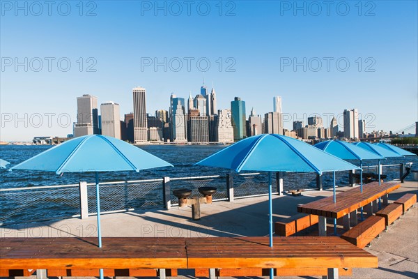 Cityscape, park in foreground