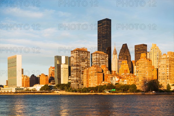 Cityscape at sunset