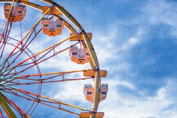 Ferris wheel in amusement park