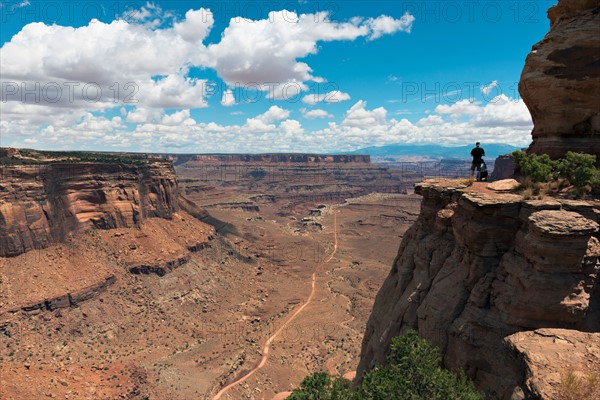 View of rock formations