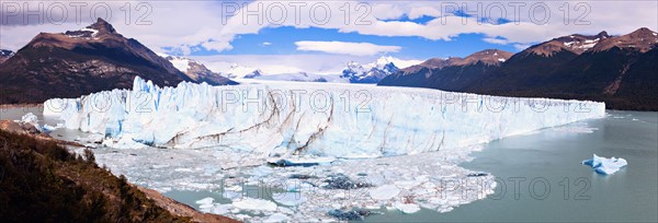 Panoramic view of iceberg