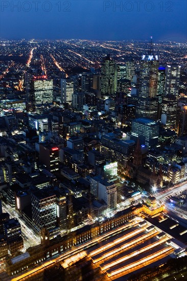 Cityscape at night